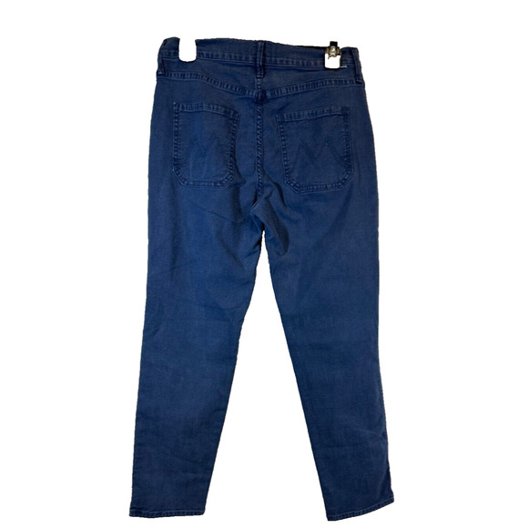 Mother Denim The Breaker Crop Pants Jeans Sz 26 Blue Eclipse Wash Womens B18 - Picture 2 of 8